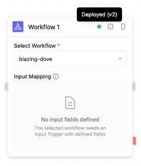 Configuración del bloque de flujo de trabajo